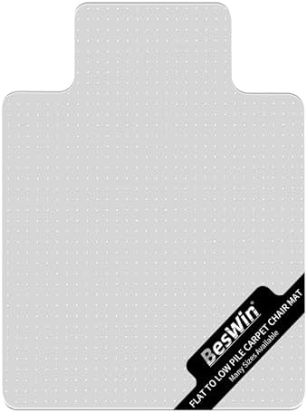 BesWin Office Chair Mat for Low Pile Carpets by BesWin