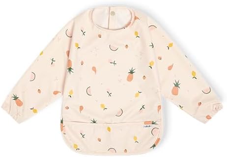 Lalo Long Sleeve Smock Bib, Machine Washable, Waterproof by Lalo