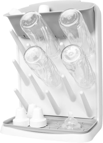 Ubbi Vertical Baby Bottle Drying Rack, Space Saving Countertop Drying Rack Baby by Unknown