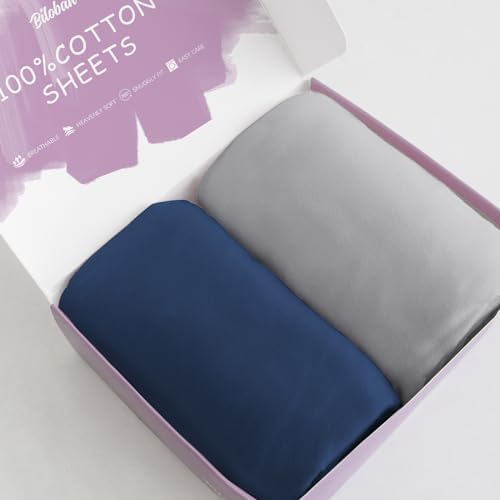 Bassinet Sheets for Baby, 100% Cotton Sheets, 2 Pack by Bilobanbabybedding