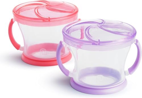 Munchkin Snack Catcher Toddler Snack Cups, No Spill by Munchkin