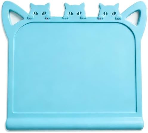 Silicone Toddler Placemat with Teething Table Edge Bumper by BIGSPINACH
