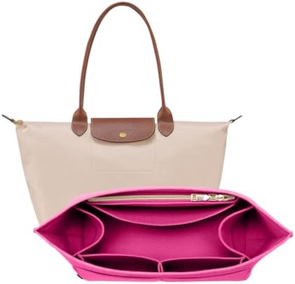 OPPOSHE Purse Organizer Insert for Longchamp Le Pliage, Premium Felt Long Champ by OPPOSHE