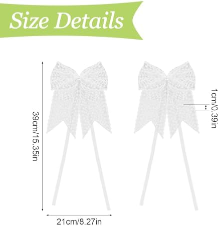 4Pcs Tree Branch Bow Curtain Tiebacks, Elegant Bow Butterfly Curtain Tiebacks - Image 2