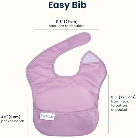 Tiny Twinkle Mess-Proof Baby Bib - Image 4