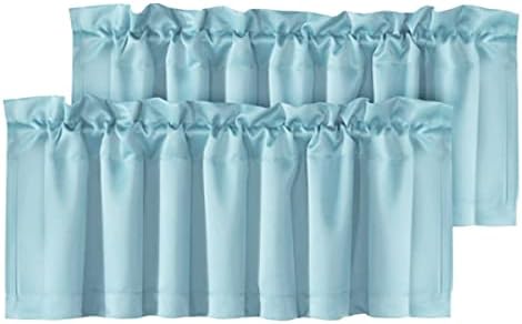 H.VERSAILTEX Blackout Valances for Windows，Kitchen Valances Curtains for Living by HVERSAILTEX