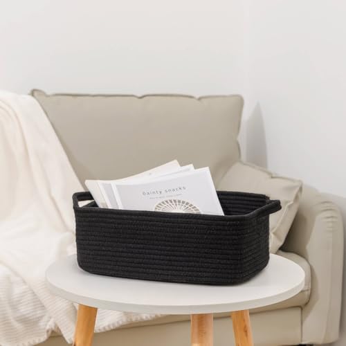 CubesLand Cute and Durable Small Cotton Rope Basket - Image 4