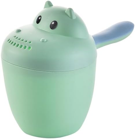 Baby Bath Rinse Cup, Fun Hippo Bath Water Pourer by CurcKua