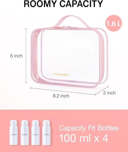 BAGSMART Clear Toiletry Bag - Image 2