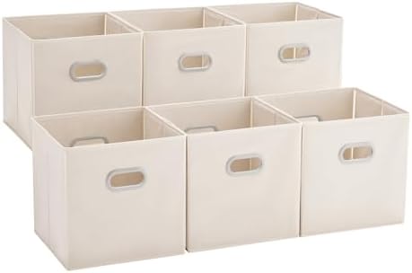 MAX Houser 6 Pack Foldable Fabric Storage Bins by MAXHouser