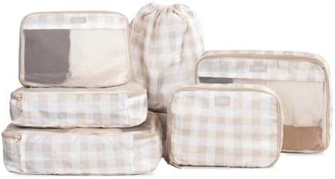 Jadyn Packing Cubes for Travel, 6-Piece Large Packing Cube Organizer Set for by Jadyn