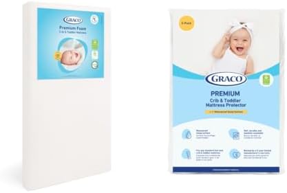 Graco Premium Crib Mattress & Protector Value Bundle by Graco