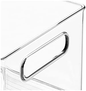 mDesign Plastic Deep Bin Organizer Caddy Container w/ Handles - Image 4