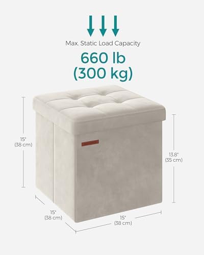 SONGMICS 15 Inches Ottoman - Image 2