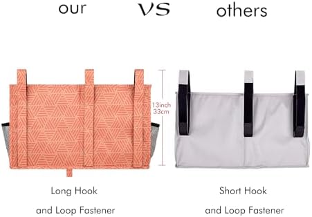 Surblue Bedside Caddy Hanging Organizer Storage Bag Pocket - Image 3