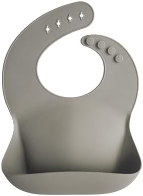 mushie Silicone Baby Bib | Adjustable Fit Waterproof Bibs by mushie