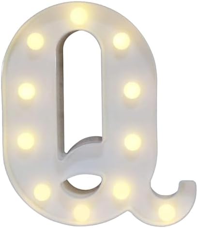 Pooqla LED Marquee Letter Lights Sign, Light Up Alphabet Letter by Pooqla