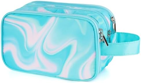 Teal Toiletry Bag for Girls, Travel Toiletry Bag for Teen Girls Cosmetic Bag by Vipdeal