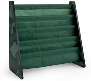 Humble Crew 4-Tier Kids Bookshelf, Camo Wood/Green by HumbleCrew