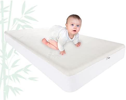 Bamboo Crib Mattress Protector by Pure Bamboo, Waterproof by PureBamboo