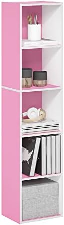 Furinno PASIR Book Shelf, 5-Tier Modern Bookshelf, Open Shelves Bookcase 9 x 12 by Furinno-FitsYourSpaceFitsYourBudget