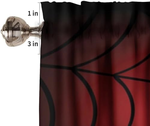 Halloween Kitchen Valances Windows Curtains, 1 Panel - Image 3