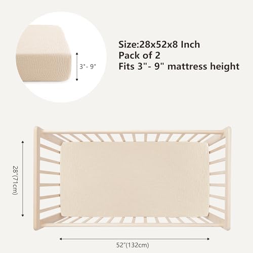 Bearmoss Muslin Crib Sheets - Image 3