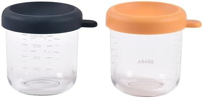 BEABA 2 Pack Glass Baby Food Jars by BEABAUSA