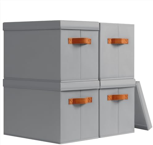 Homsorout Storage Bins with Lids by Homsorout