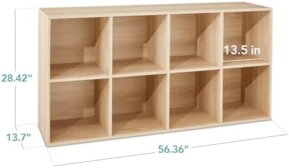 Best Choice Products 8-Cube Storage Organizer, 13.5in Shelf Opening, Display - Image 2
