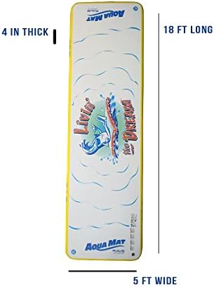 Rave Sports Inflatable Aqua Mat, Platform and Swim Dock - Image 3