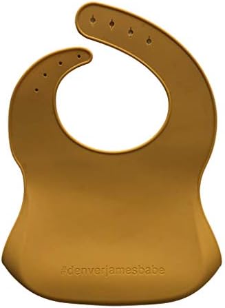 Denver James Silicone Feeding Bibs | Dishwasher Safe. Waterproof. Adjustable. - Image 3