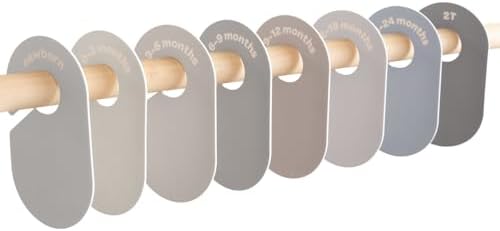 3 Sprouts Baby Closet Dividers, Newborn to 2T, 8 Piece Set by 3Sprouts