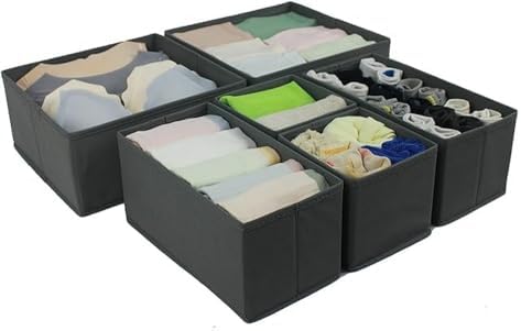 Amazon Basics Collapsible Cloth Drawer Organizer Boxes - Image 3