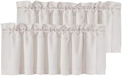 H.VERSAILTEX Blackout Valances for Windows, Kitchen Window Valance Curtains for by HVERSAILTEX