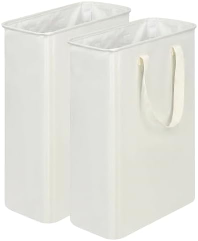 efluky 2 Pack Slim Laundry Basket, Narrow Laundry Hamper by efluky