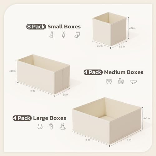 Drawer Organizer, 16 Pack Baby Dresser Organizer - Image 3
