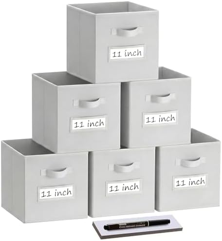 Storage Bins, 11 Inch Cube Storage Bin by Anyoneer