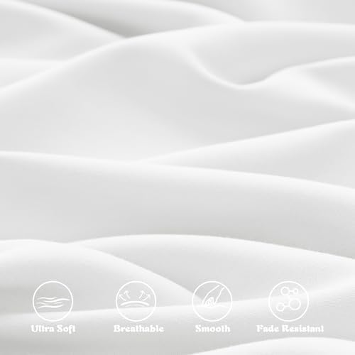 KKJIAF 3 Piece White Toddler Sheet Set - Image 7
