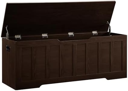 VANKILEY 51.2" Storage Chest Extra Large, Wooden Storage Bench by Unknown