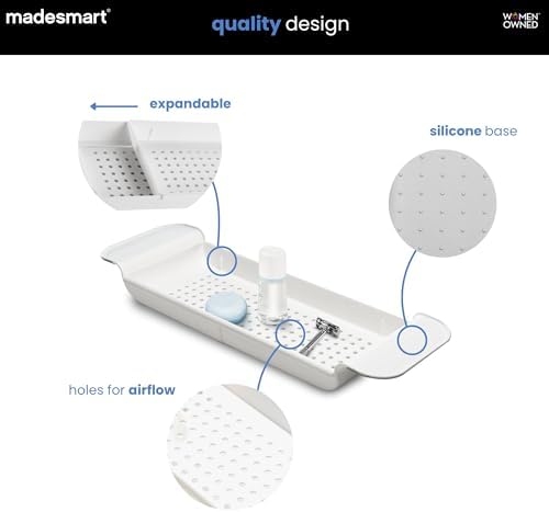 madesmart Expandable Bath Tray - Image 5