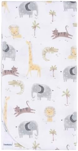 Gerber Unisex Baby 100% Cotton Flannel Receiving Blankets 30x30 Inches - Image 5