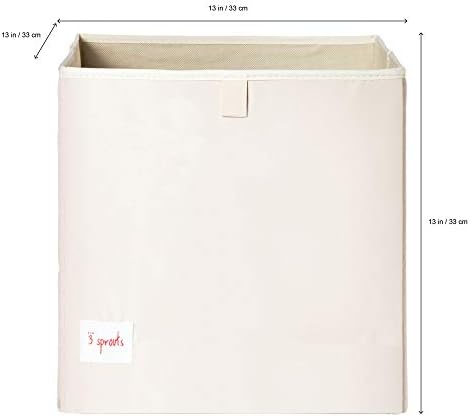 3 Sprouts Toy Storage Cube Bin, Foldable Storage Box - Image 2