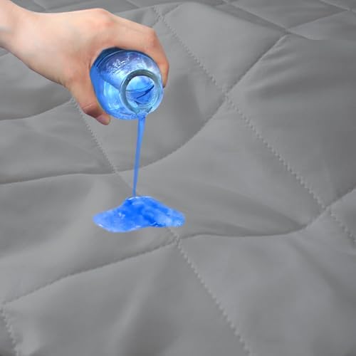 Mini Crib Mattress Protector 2 Pack Mini Crib Sheets Waterproof Pad Cover - Image 3