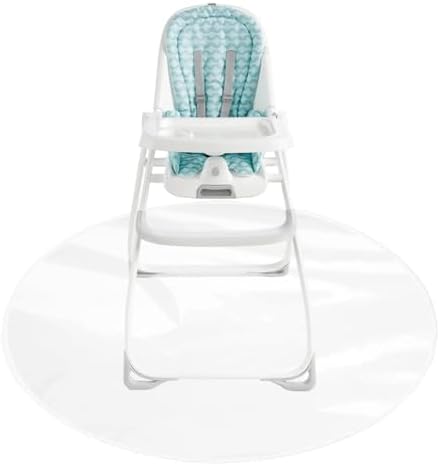 Klmnop 54" High Chair Mat for Floor, Plastic Waterproof Floor Protector for by Klmnop