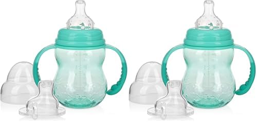 Nuby 3 Stage Tritan Wide Neck Grow by NubyUSA