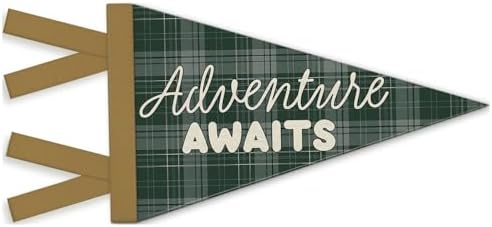 Adventure Nursery Decor, Adventure Awaits Felt Banners Flags by Unknown