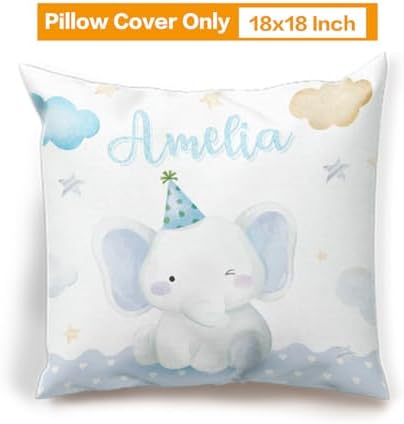 Custom Crib Bedding Set for Boys Gifts Baby Elephant Design Color06 - Image 4