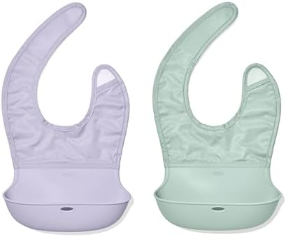 OXO Tot Roll-Up Bib, 2 Pack, Baby Registry Essentials by OXOTot