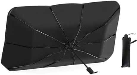 EcoNour Car Umbrella Windshield Sun Shade, Universal Fit Foldable Car & Truck by EcoNour